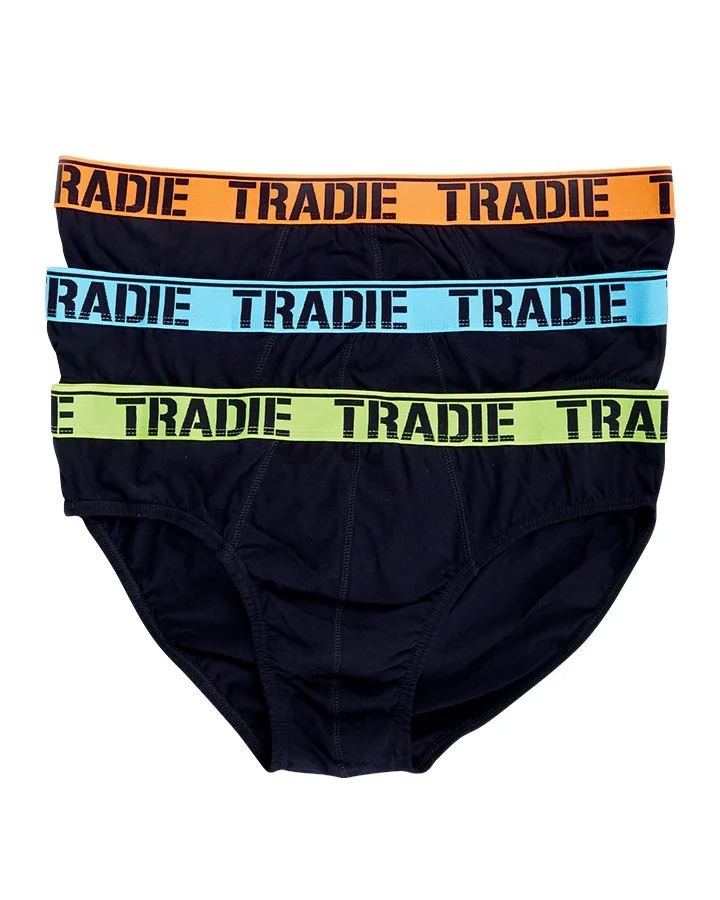 Tradie Boys Fitted Trunk 3 Pack - Multi