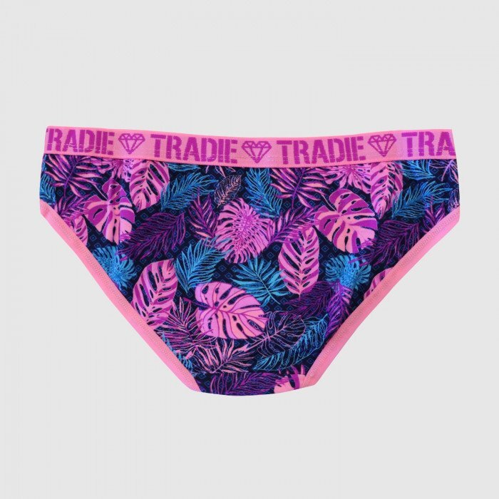 Girls Tradie 2 x 3 Pack Cotton Underwear Bikini Briefs Forest (SB3)