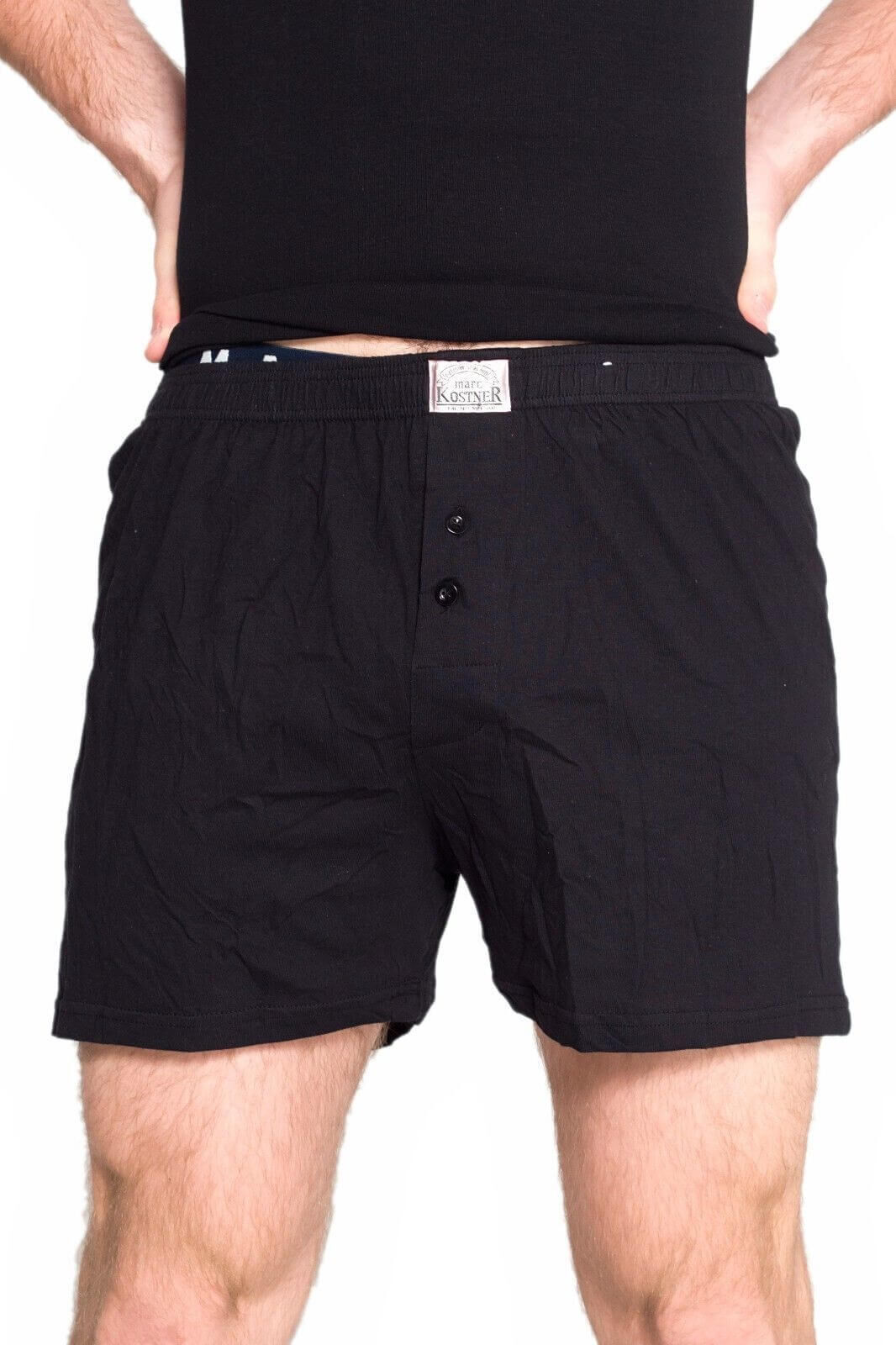 Mens 4 Pack Mixed Colours Cotton Loose Fit Boxer Shorts Sz SXXL Black