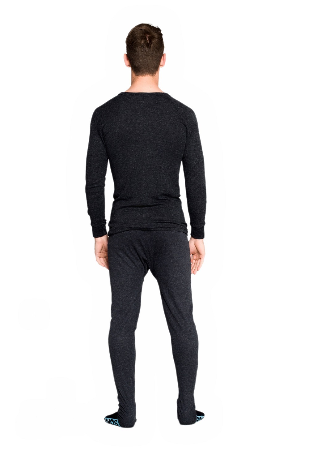 Black Bear Boys' Thermal Underwear Set 2-Piece Performance Base Layer Long Sleeve T-Shirt and Long Johns Set 