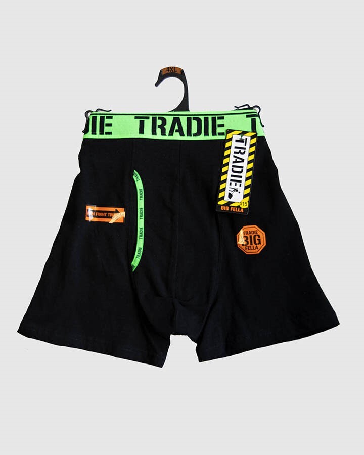 Dark blue Mens Tradie 3 Pack Trunks