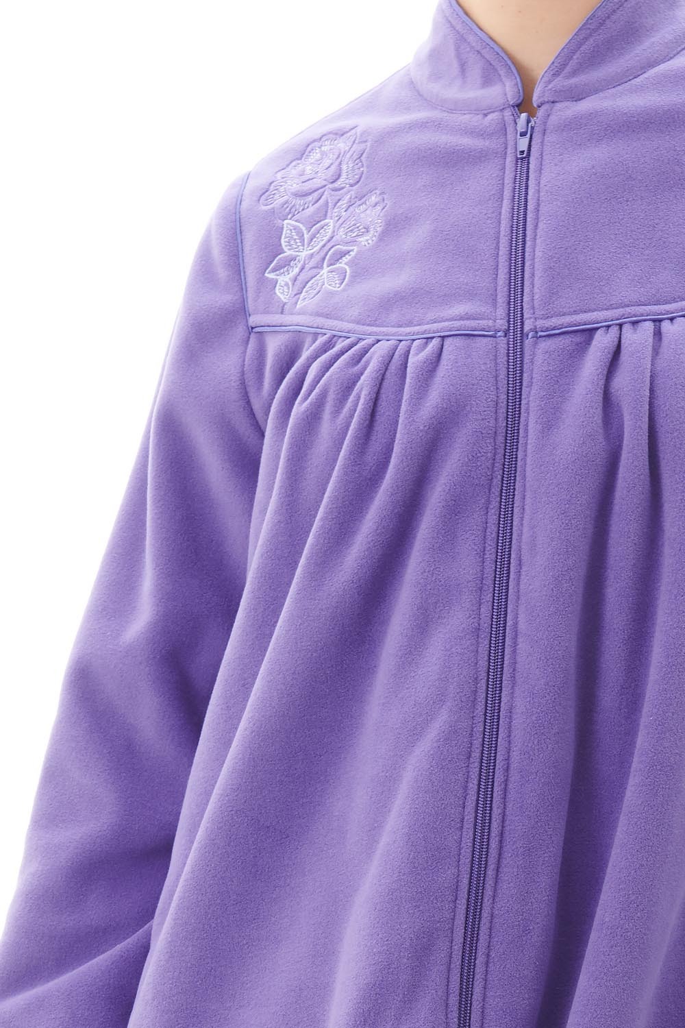 Slenderella Chevron Pattern Zip Dressing Gown HC66316 – Calon Cariad