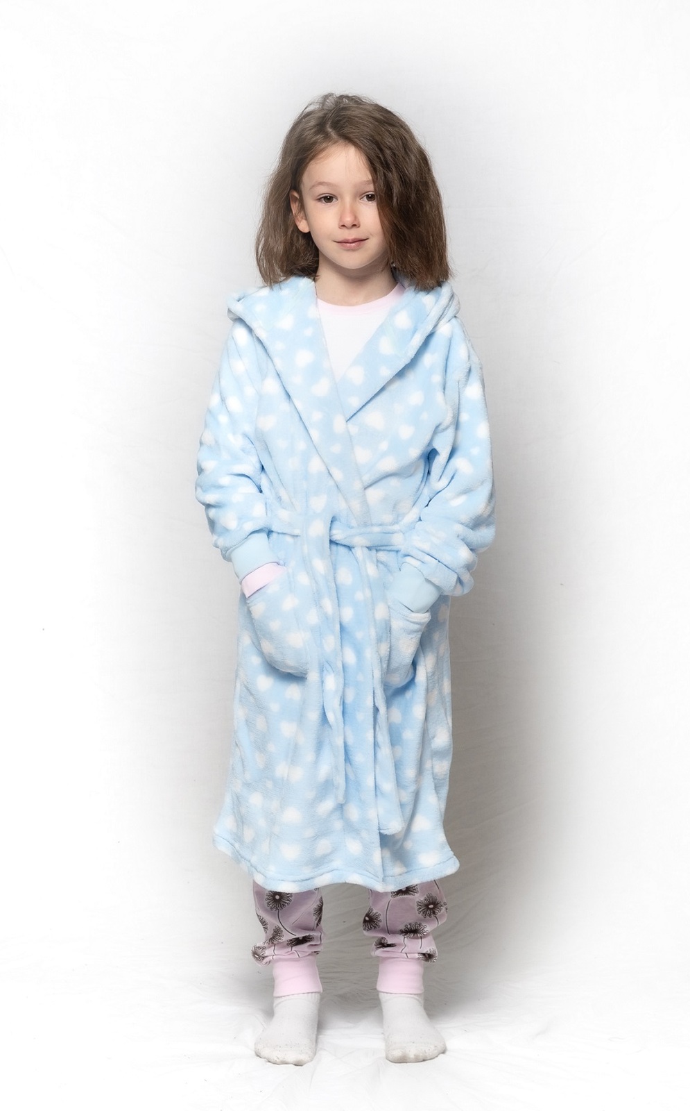 Plush Leopard, Girls Dressing Gown