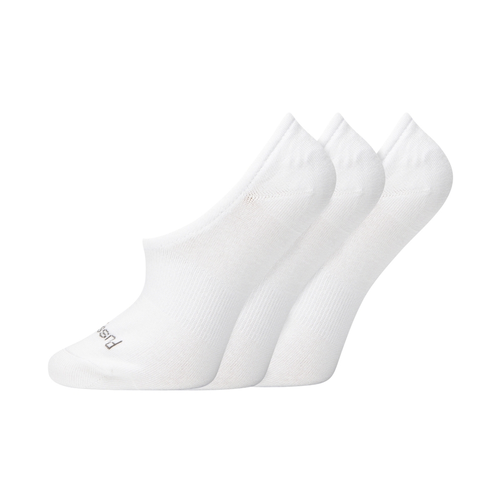 Ladies Size 2-8 3 Pack White Pussyfoot Invisible No Show Socks
