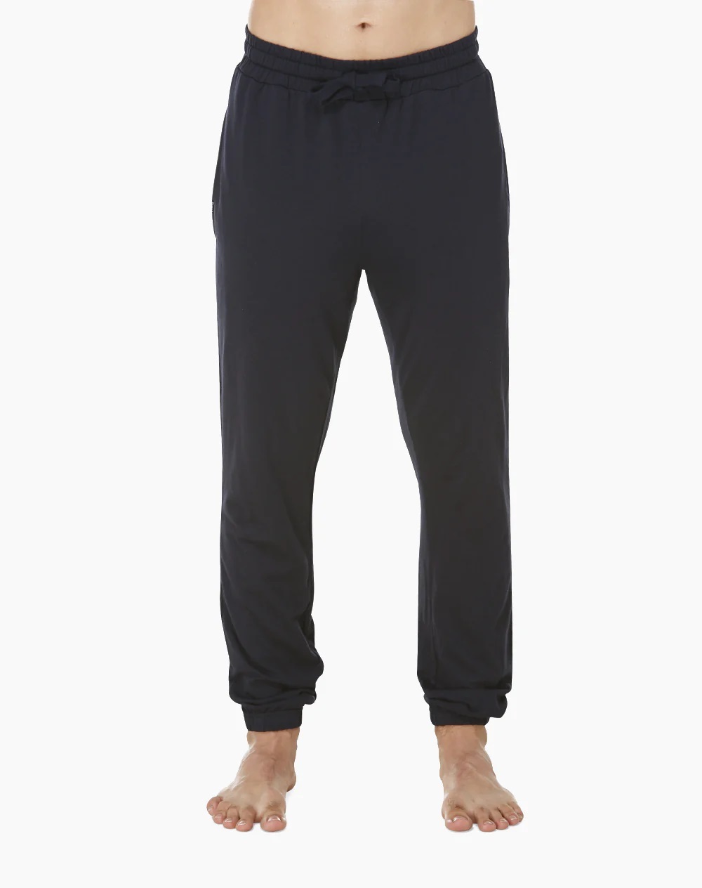 Mens Bamboozld Navy Blue Jersey Bamboo Blend Sleep Pants PJS Pyjamas