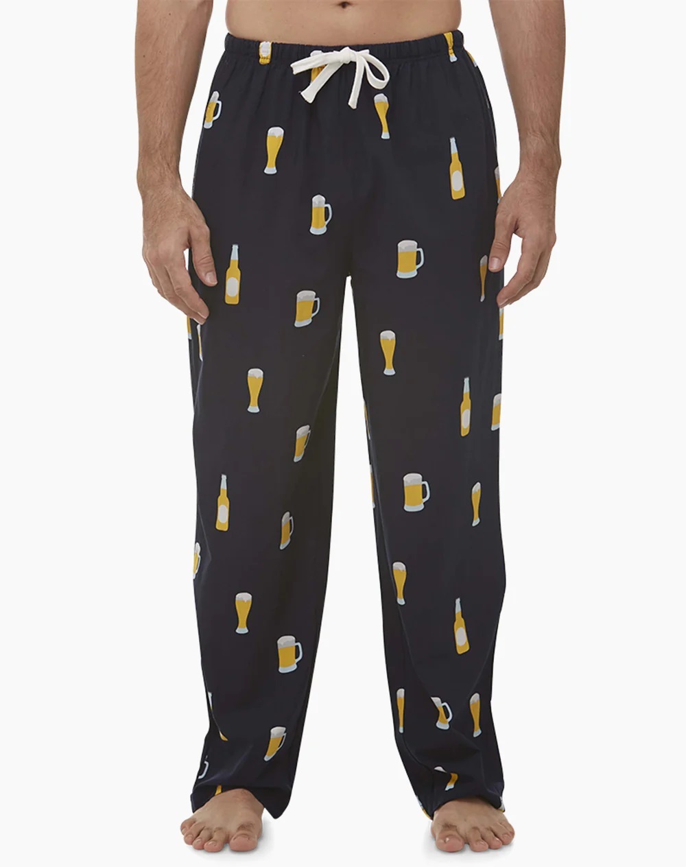 Mens Bamboozld Beer Print Bamboo Blend Sleep Pants PJS Pyjamas