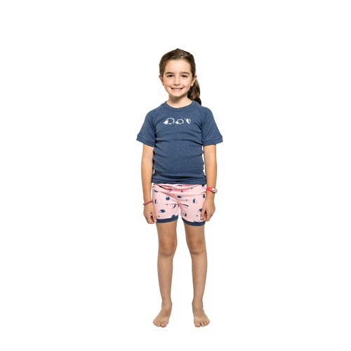 Girls Sizes 5-8 Hedgehog Cotton Short Sleeve PJS Pyjamas SB