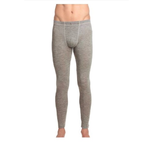 Mens Brandella Thermals Spencers Pure Wool 200gsm Long Johns Pants Grey 1002