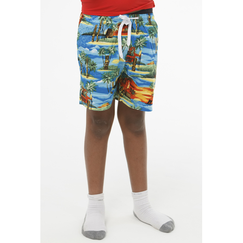 Boys Bathers Swimwear Board Shorts Swimmers Hawaiian Sunset