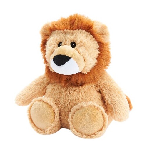 Microwavable Warmies Heat or Cool Pack Lion Plush Soft