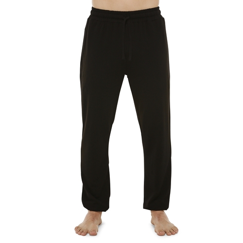 Mens Bamboozld Black Jersey Bamboo Blend Sleep Pants PJS Pyjamas