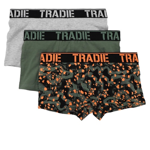 Boys Tradie 6 Pack Cotton Fitted Boxer Shorts Trunks Hype (SK3)