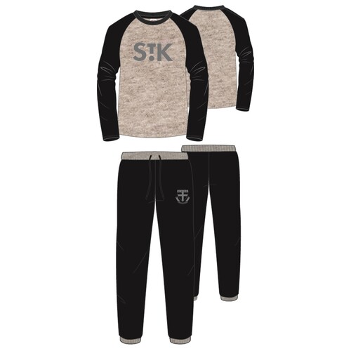 Mens Official AFL St Kilda Saints Size S-3XL Long Pyjamas PJS Set