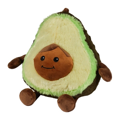 Microwavable Warmies Heat or Cool Pack Green Avocado Plush Soft