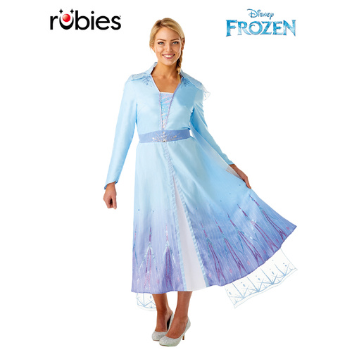 Rubies Licensed Adult Fancy Dress Costume Elsa Deluxe Frozen 2 Movie