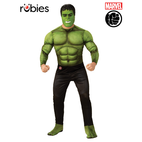 Rubies Licensed Adult Fancy Dress Costume Deluxe Hulk Marvel Avengers