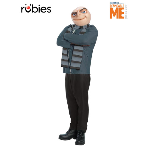 Rubies Licensed Adult Fancy Dress Costume Minion Gru from Despicable Me