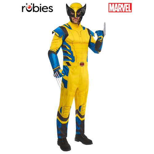 Rubies Licensed Adult Fancy Dress Costume Wolverine Deadpool 3 Movie