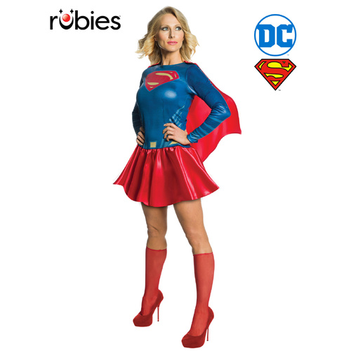 Rubies Licensed Adult Fancy Dress Costume Supergirl DC Comics 