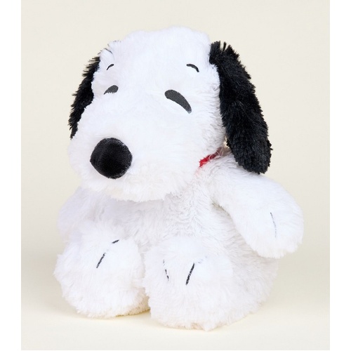 Microwavable Warmies Heat or Cool Pack White Snoopy Puppy Dog Plush Soft