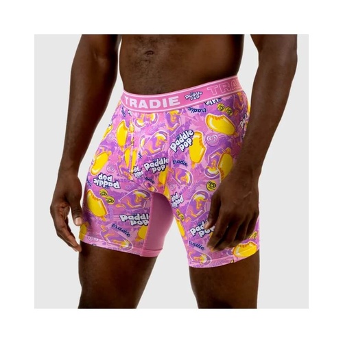 Mens Tradie 2 Pack Sizes S-2XL Paddle Pop Bamboo Long Leg Boxer Shorts Trunk – 4SK