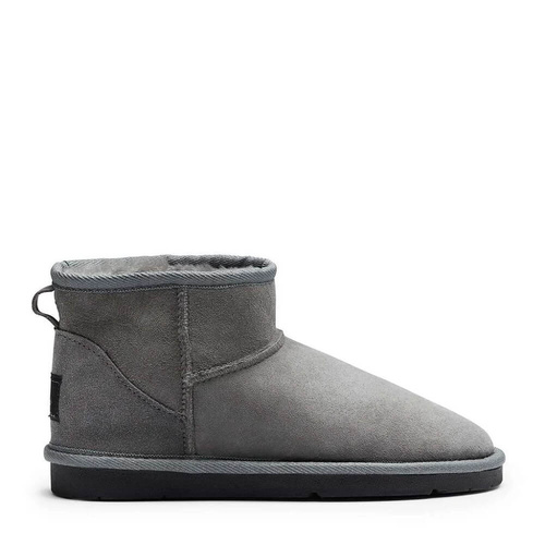 Womens Grey Classic Mini Ankle Ugg Boots Australian Made Pure Aussie UGG Sheep Skin
