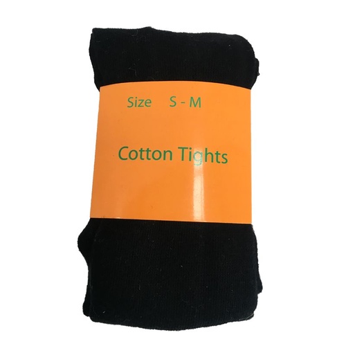 3x Girls Black Winter Thick Cotton School Uniform Tights Stockings 3-5 6-9 10-12